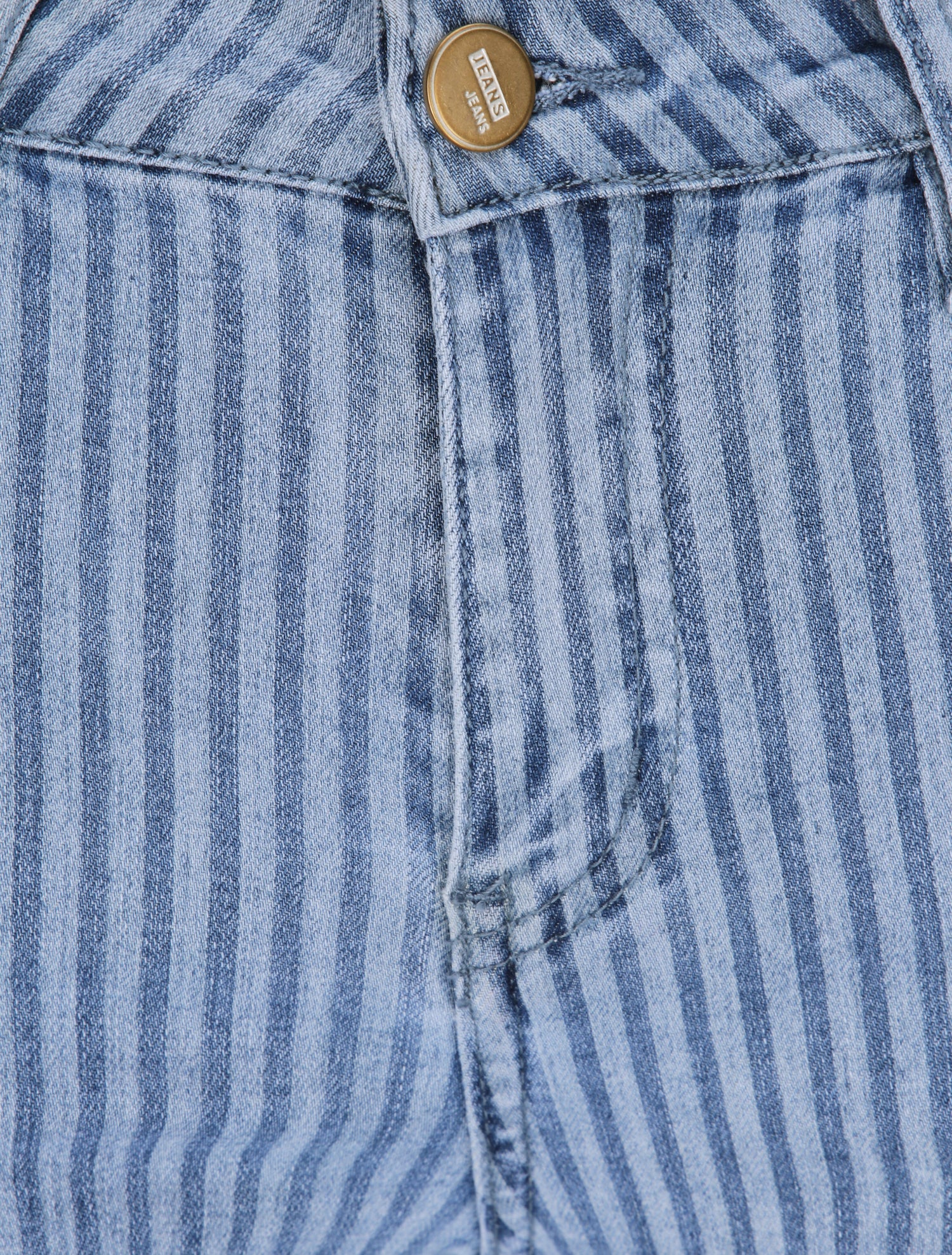 Jean slim à rayures - Bleu denim - 3