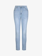 Jean grande taille slim à taille haute - Bleu clair - 4