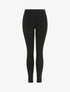 Pantalon stretch uni - Noir - 1
