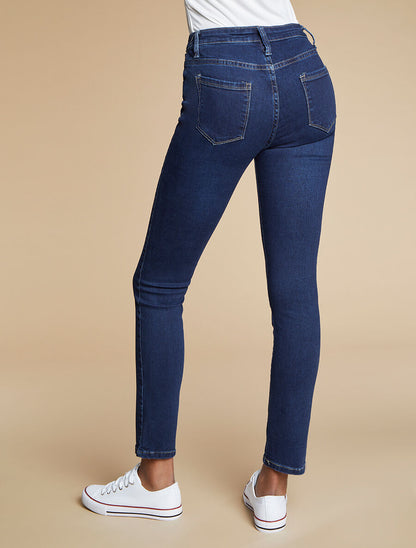 Jean droit basique - Bleu foncé - 2