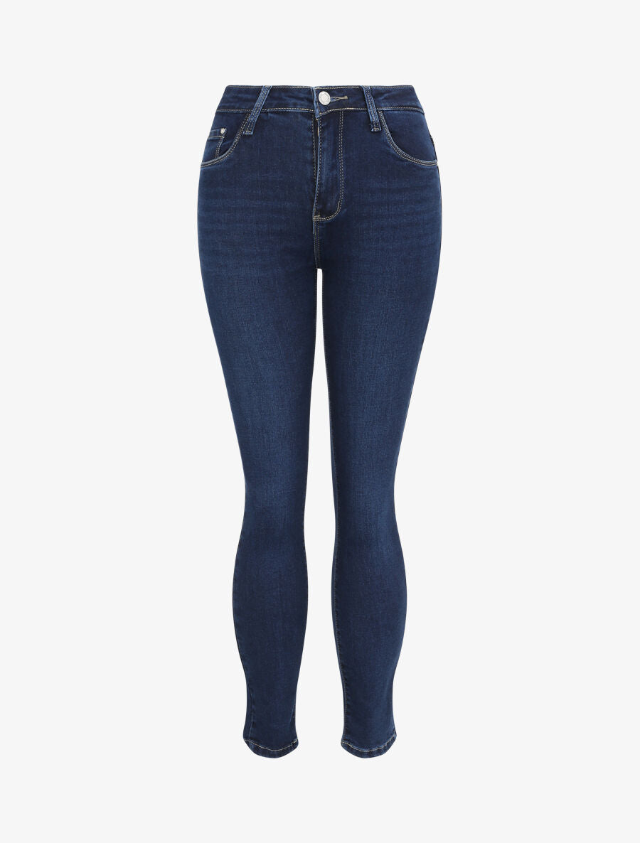 Jean droit basique - Bleu foncé - 3