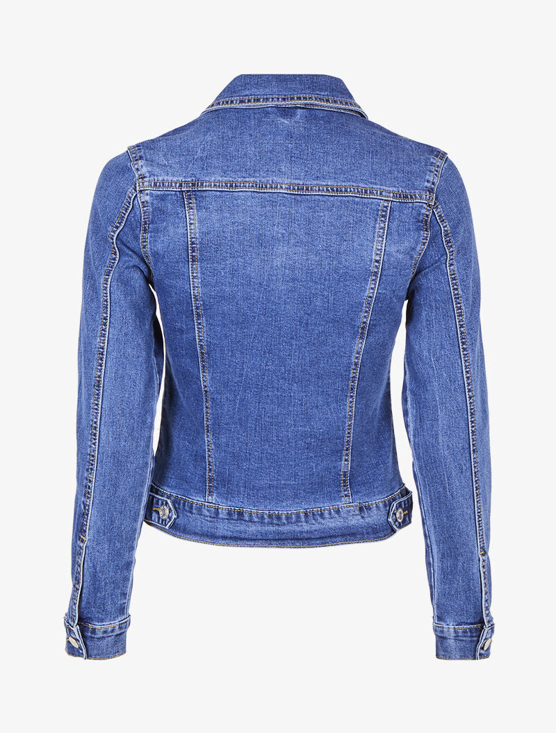 Veste en jean basique - Bleu denim - 2