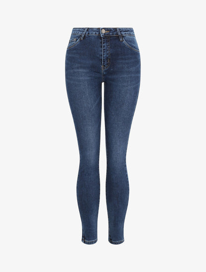 Jean skinny taille haute - Bleu denim - 3