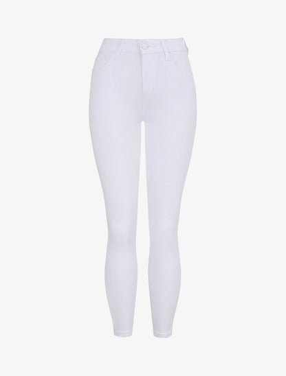 Jean push up coupe skinny - Blanc - 1