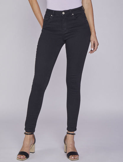 Jean skinny uni - Noir - 3