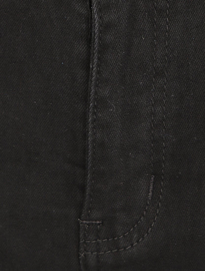 Jean flare 7/8 à taille haute - Noir - 3