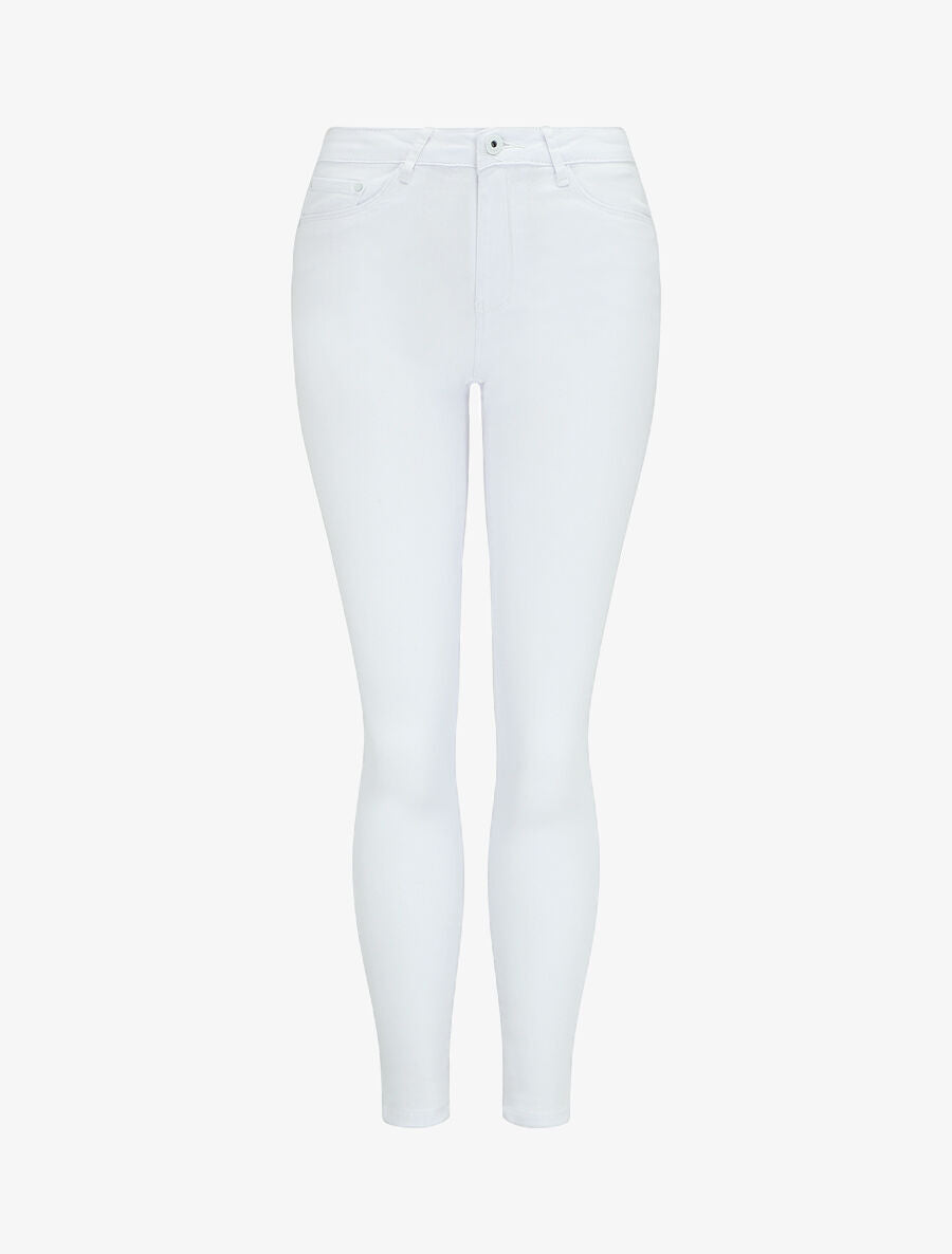 Jean slim uni push up - Blanc - 4