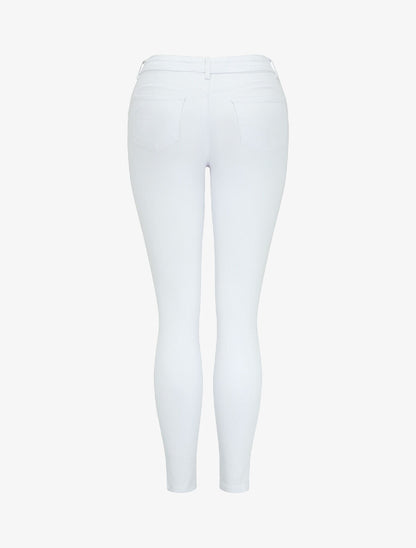 Jean slim uni push up - Blanc - 2