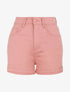 Short en jean à ourlets - Rose - 1