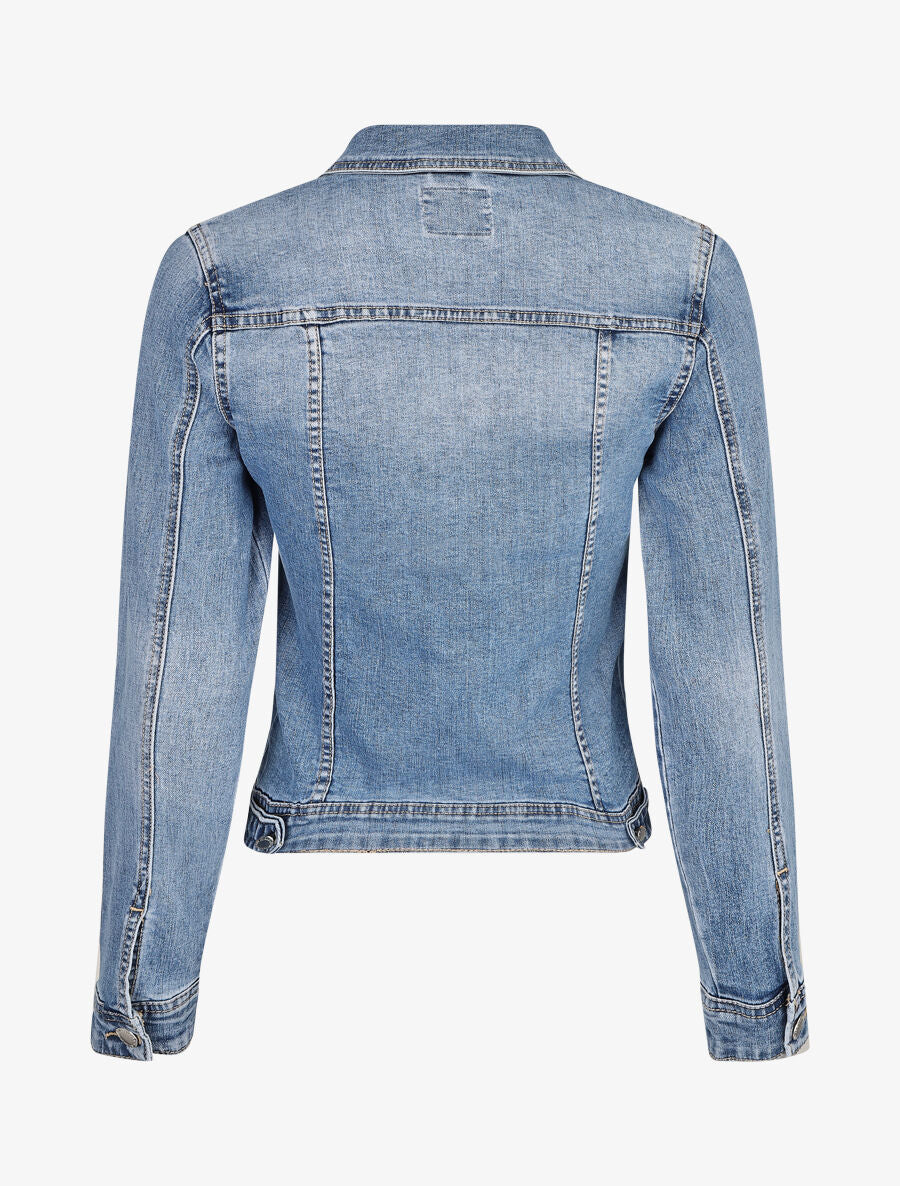 Veste en jean ajustée - Bleu denim - 2