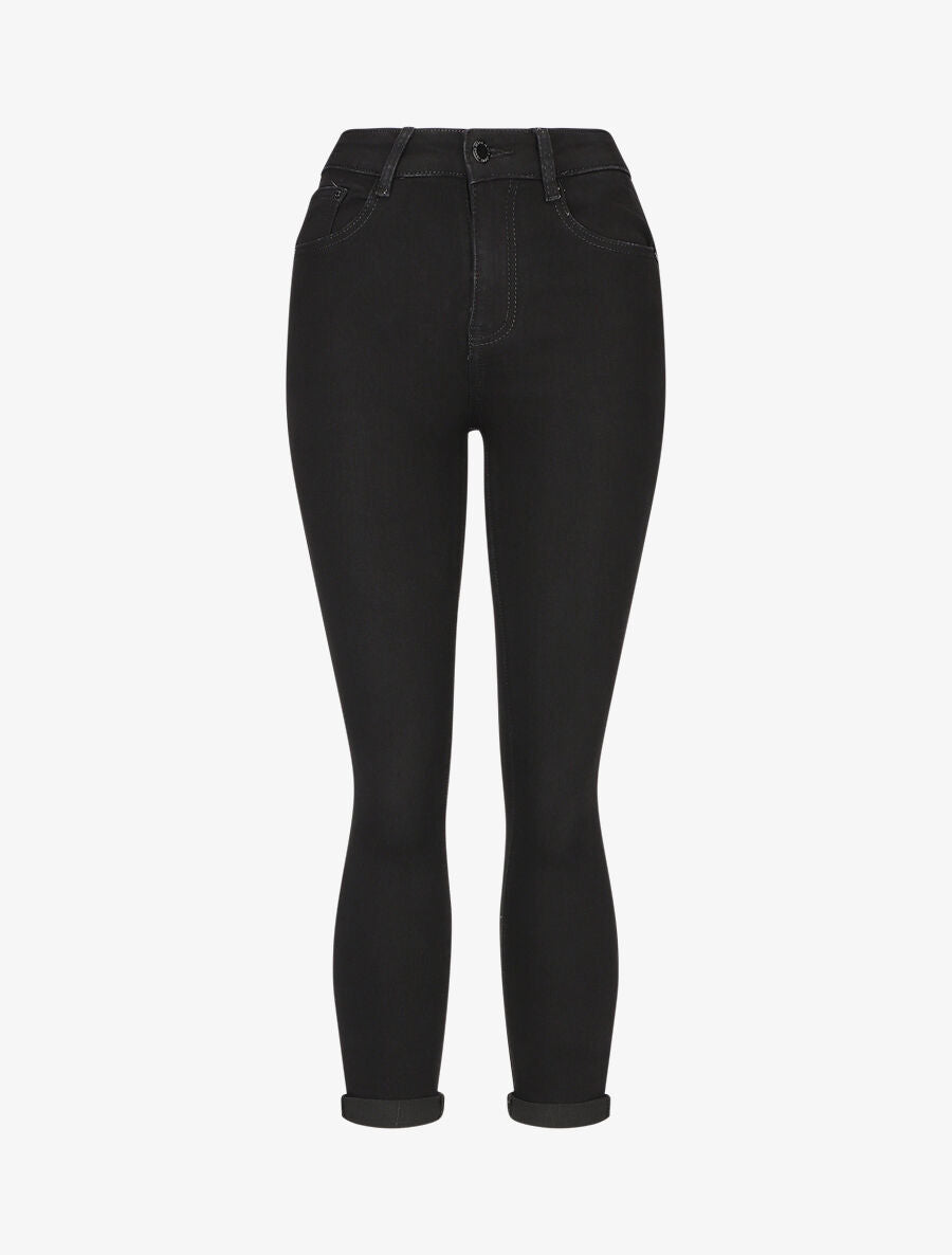 Jean slim push-up - Noir - 4