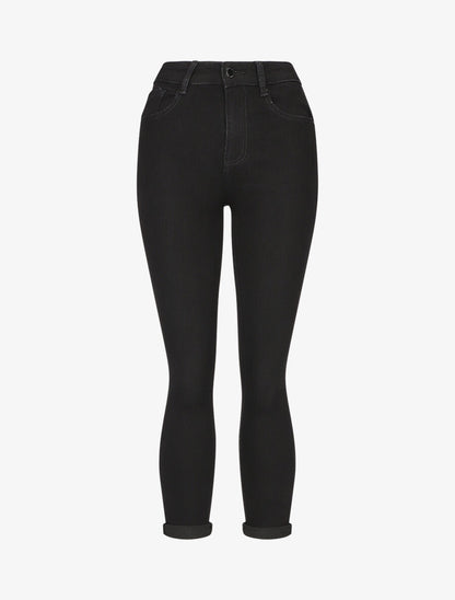 Jean slim push-up - Noir - 4