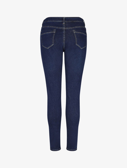 Jean grande taille coupe slim - Bleu - 2