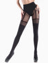 Collant jarretelles 60 deniers - Noir - 2