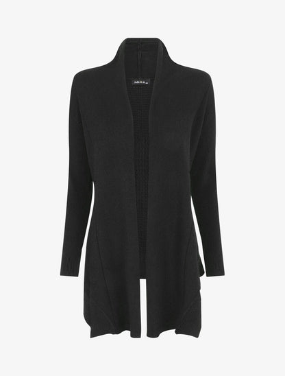 Gilet basique en maille - Noir - 4