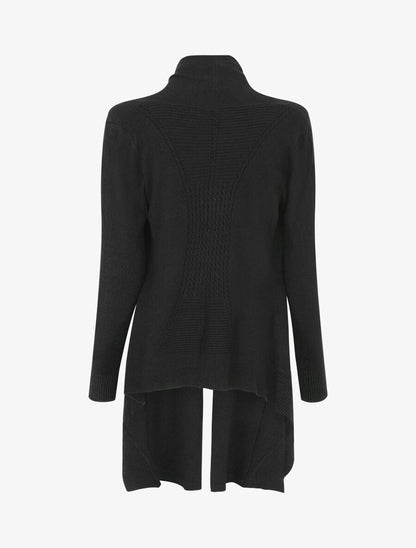 Gilet basique en maille - Noir - 2