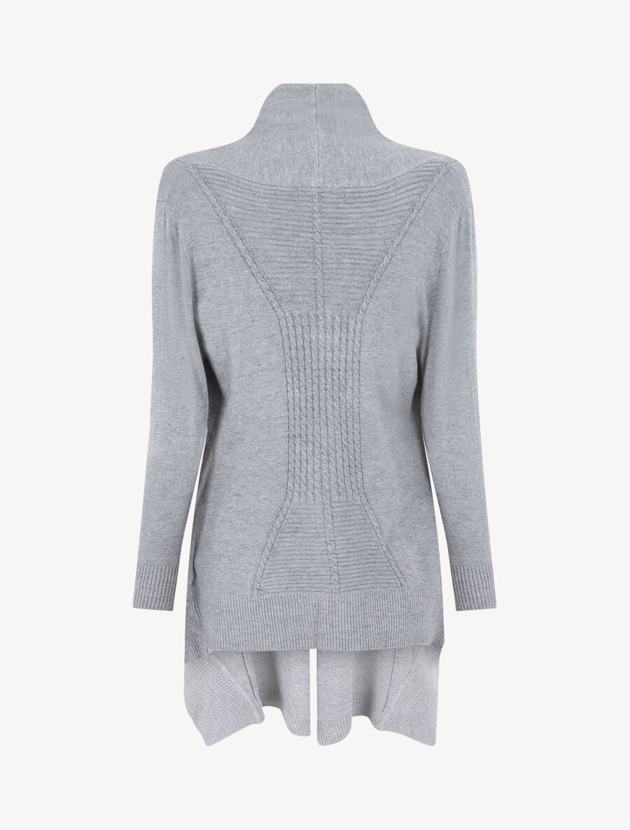 Gilet basique en maille - Gris - 2