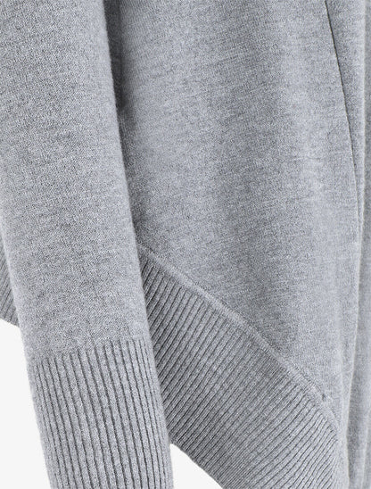 Gilet basique en maille - Gris - 3