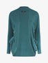 Gilet uni coupe droite - Bleu canard - 1