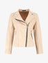 Veste droite en suédine - Beige - 4