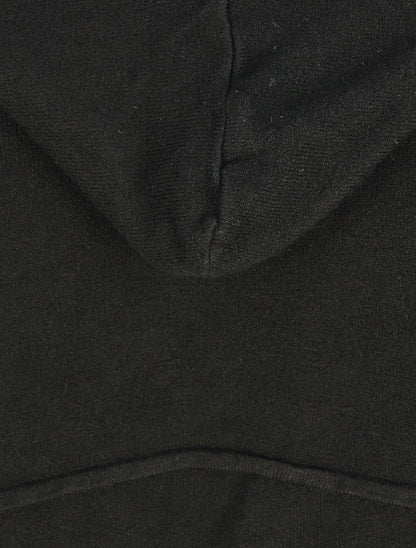 Gilet mi-long à capuche - Noir - 3