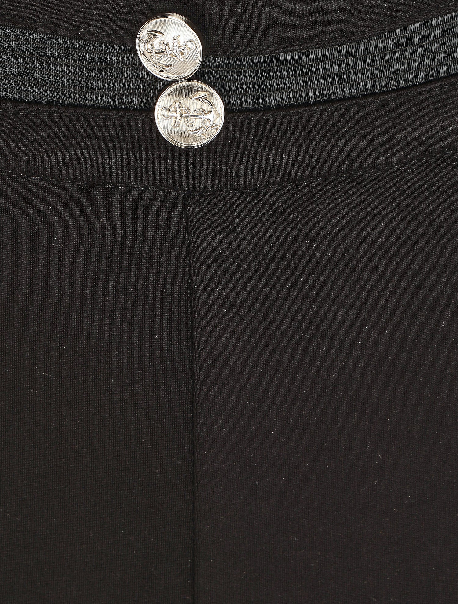 Pantalon slim à taille haute - Noir - 3