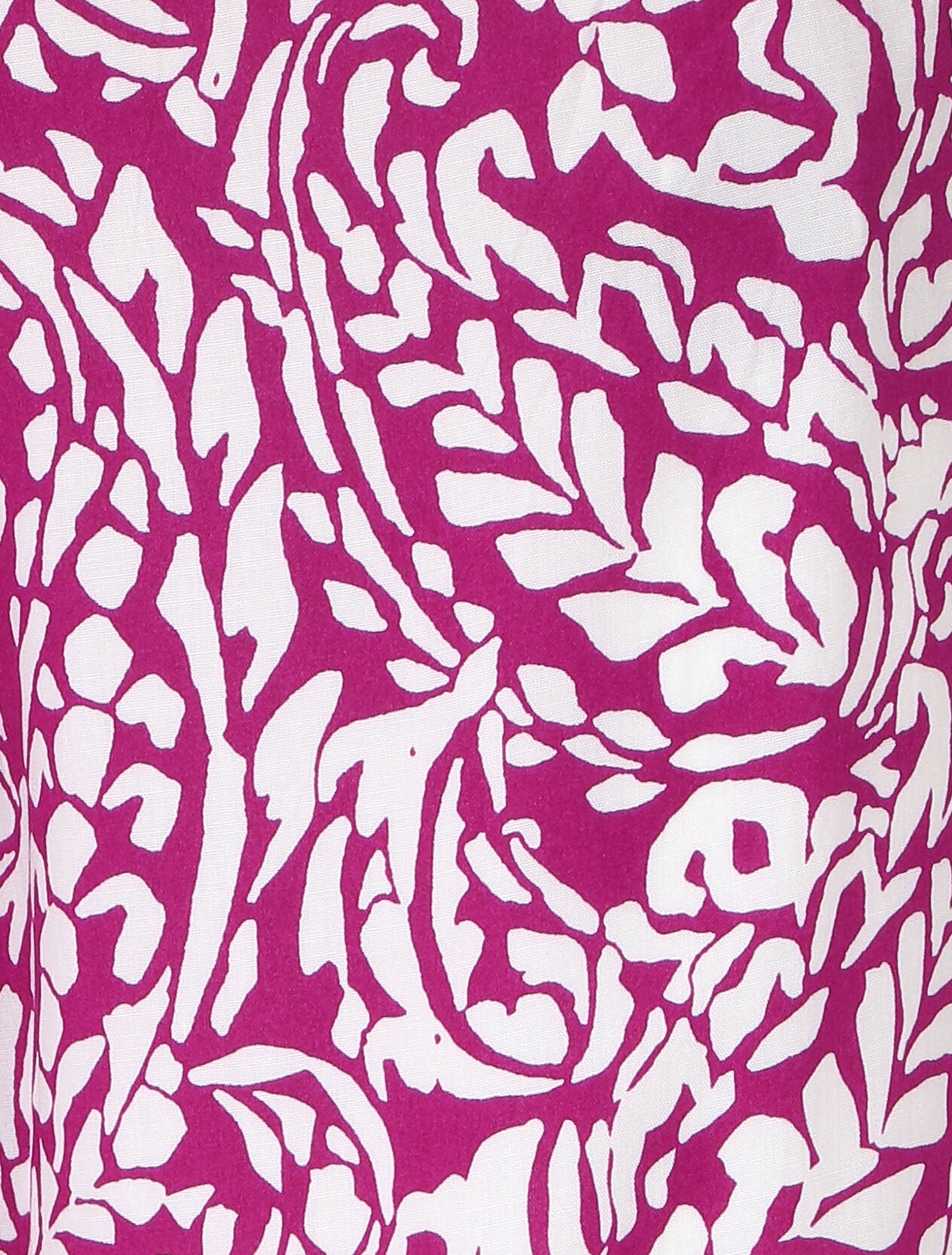 Pantalon fluide à imprimé foulard - Violine - 3