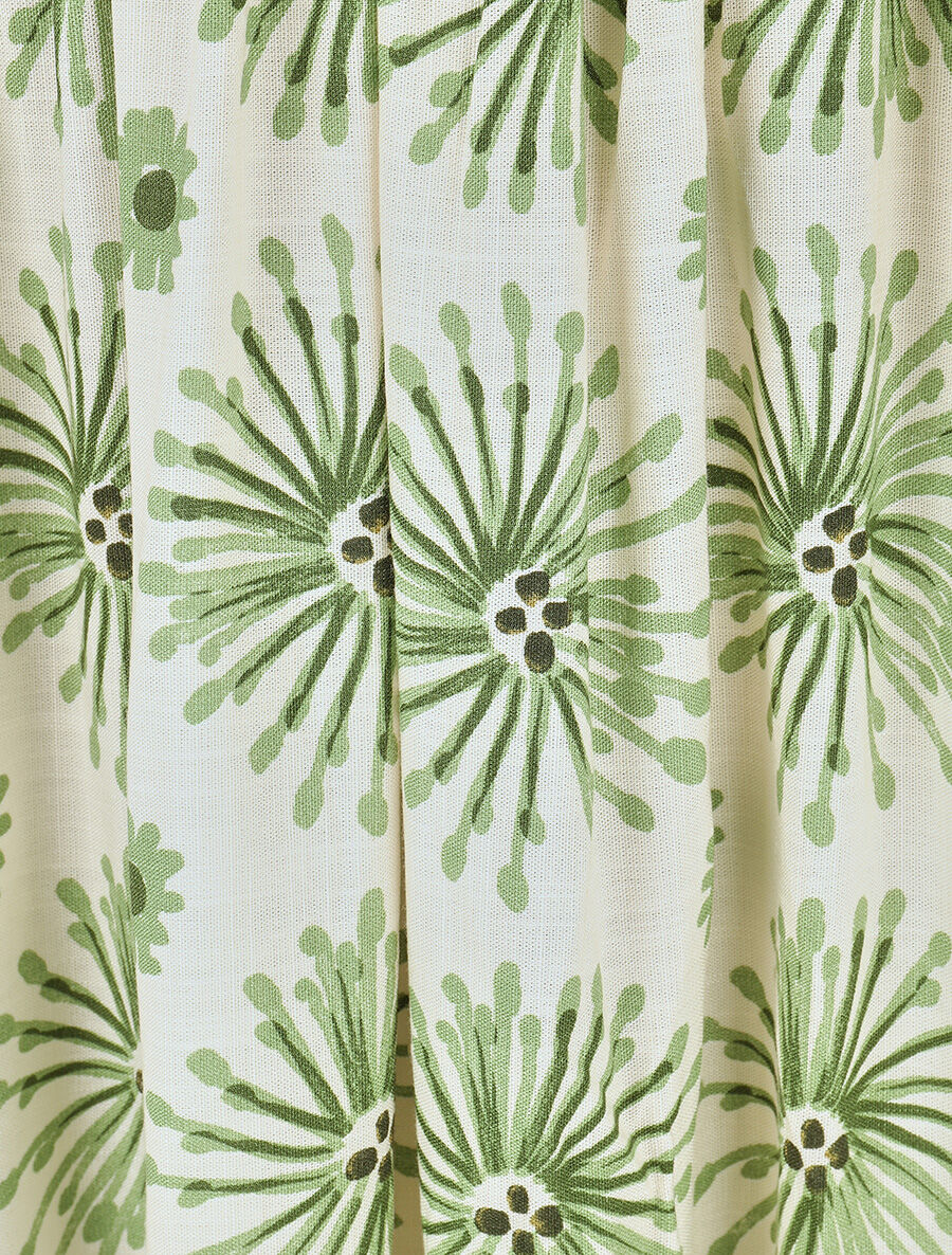 Robe longue sans manches à imprimé fantaisie - Kaki - 3