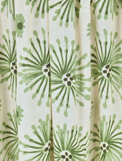 Robe longue sans manches à imprimé fantaisie - Kaki - 3