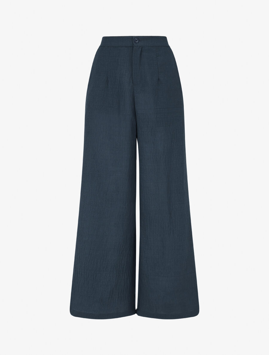 Ensemble top sans manches et pantalon - Bleu pétrole - 4
