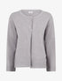 Gilet uni à col boutonné - Gris - 1