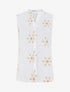 Blouse sans manches à broderies fleuries - Blanc - 1
