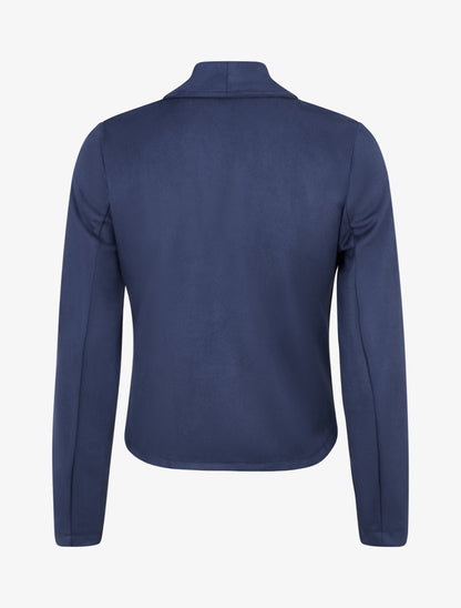 Chaqueta de ante con cuello chal - Marine