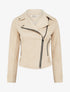 Veste en suédine à fermeture zippée - Beige - 1