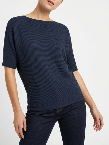 Top texturizado de manga corta - Marine