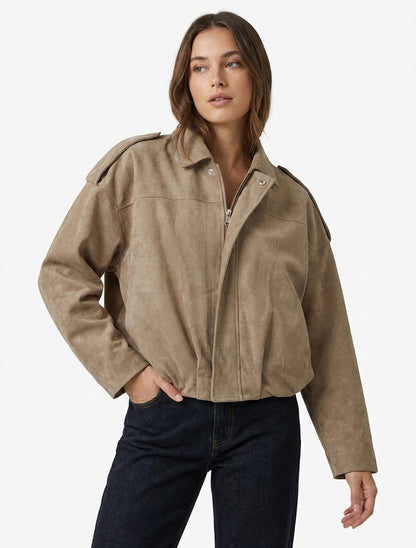Bomber un efecto gamuza - Topo