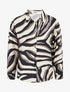 Chemise fluide imprimé tigré - Taupe - 1