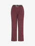 Pantalon droit en velours côtelé - Bordeaux - 1