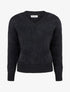 Pull uni duveteux - Noir - 1