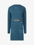 Robe pull à col montant - Bleu - 4
