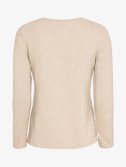 Pull à flocage étoiles - Beige - 2