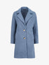 Manteau léger effet laine bouclée - Bleu cendré - 5
