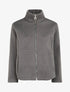 Veste zippée à col montant - Gris - 1