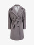 Manteau long en maille bouclette - Gris - 1