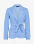 Veste fluide ceinturée - Bleu ciel - 1