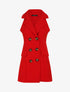 Veste croisée sans manches - Rouge - 4