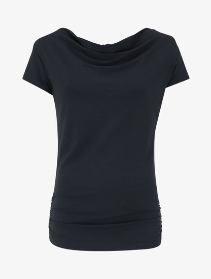 Top à dos stylisé - Noir - 1