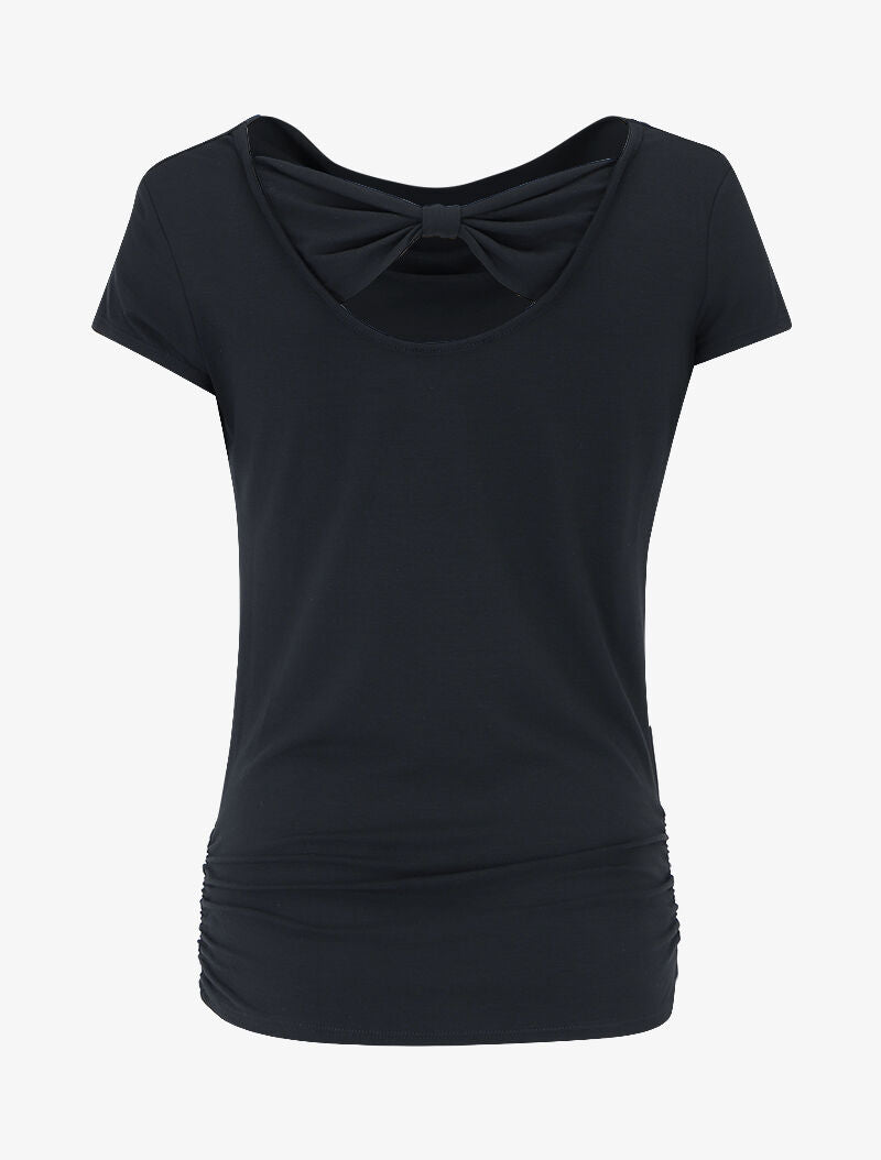 Top à dos stylisé - Noir - 2