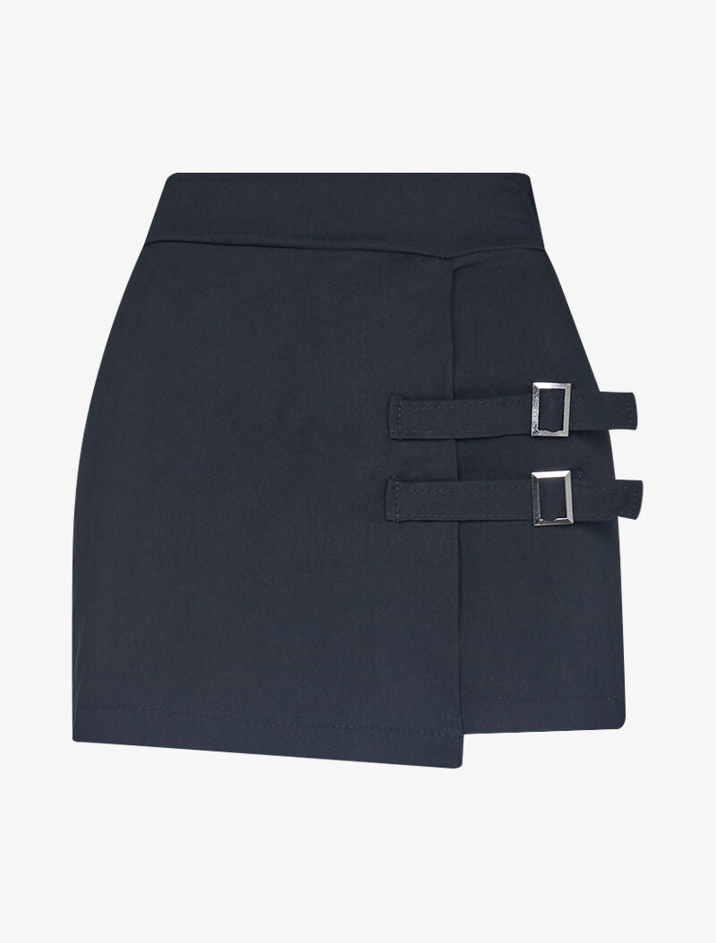 Short style jupe culotte - Noir - 3