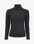 Top basique à col roulé stretch - Noir - 4